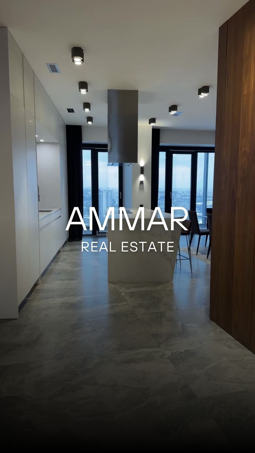 Black Gradient Fade Video-Centric Real Estate Instagram Reel Template