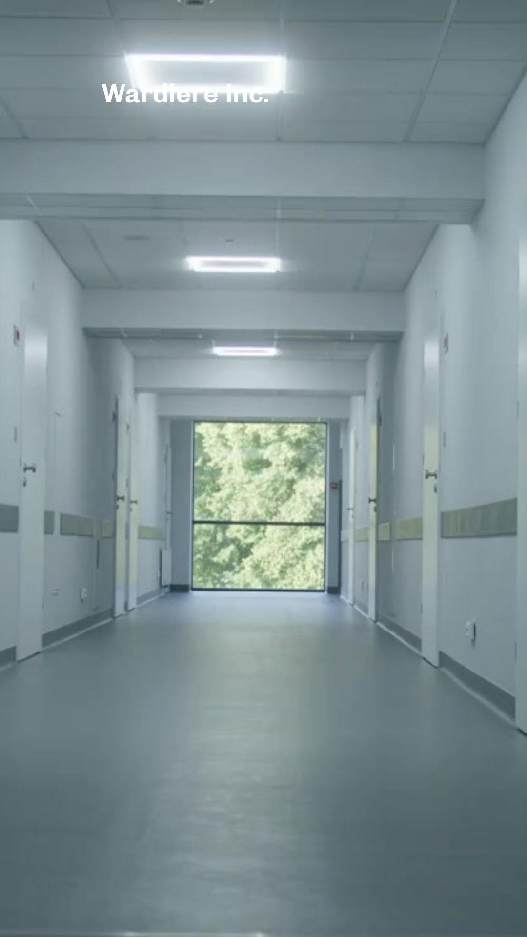 Blue And White Minimalist Hospital Video Promotion Video
