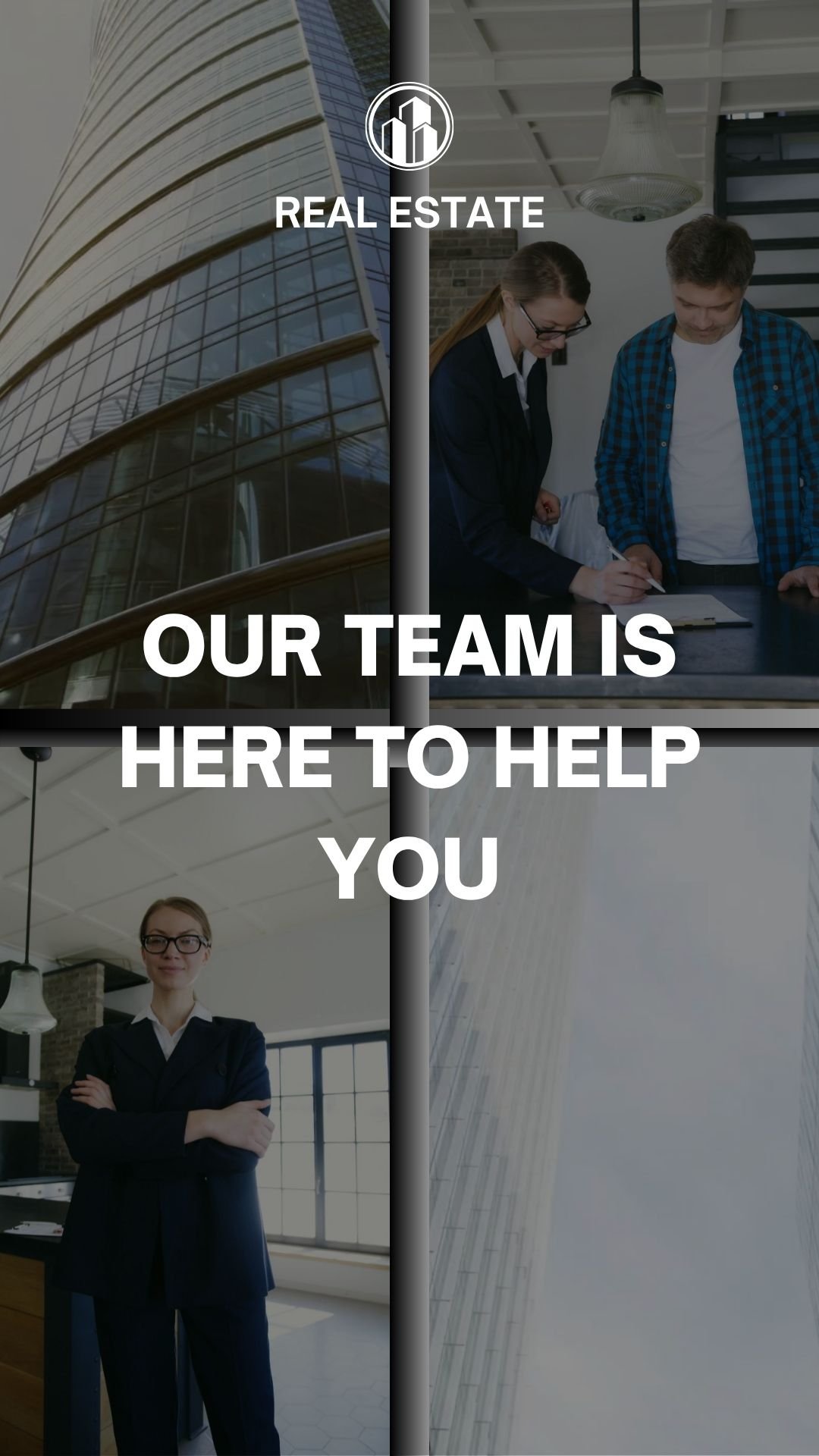 Blue And White Real Estate Agency Promotion Mobile Video (1)
