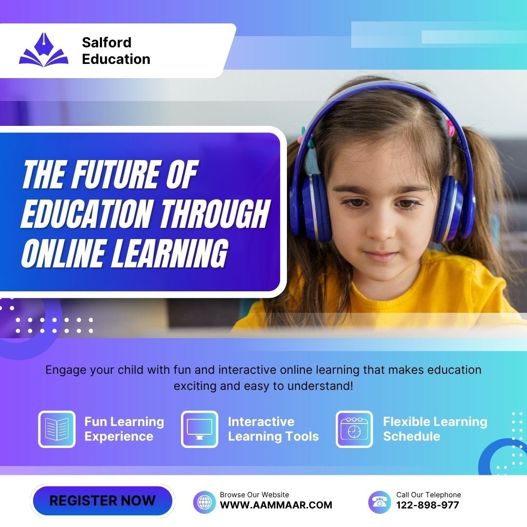 Blue Modern Online Course Education Instagram Post