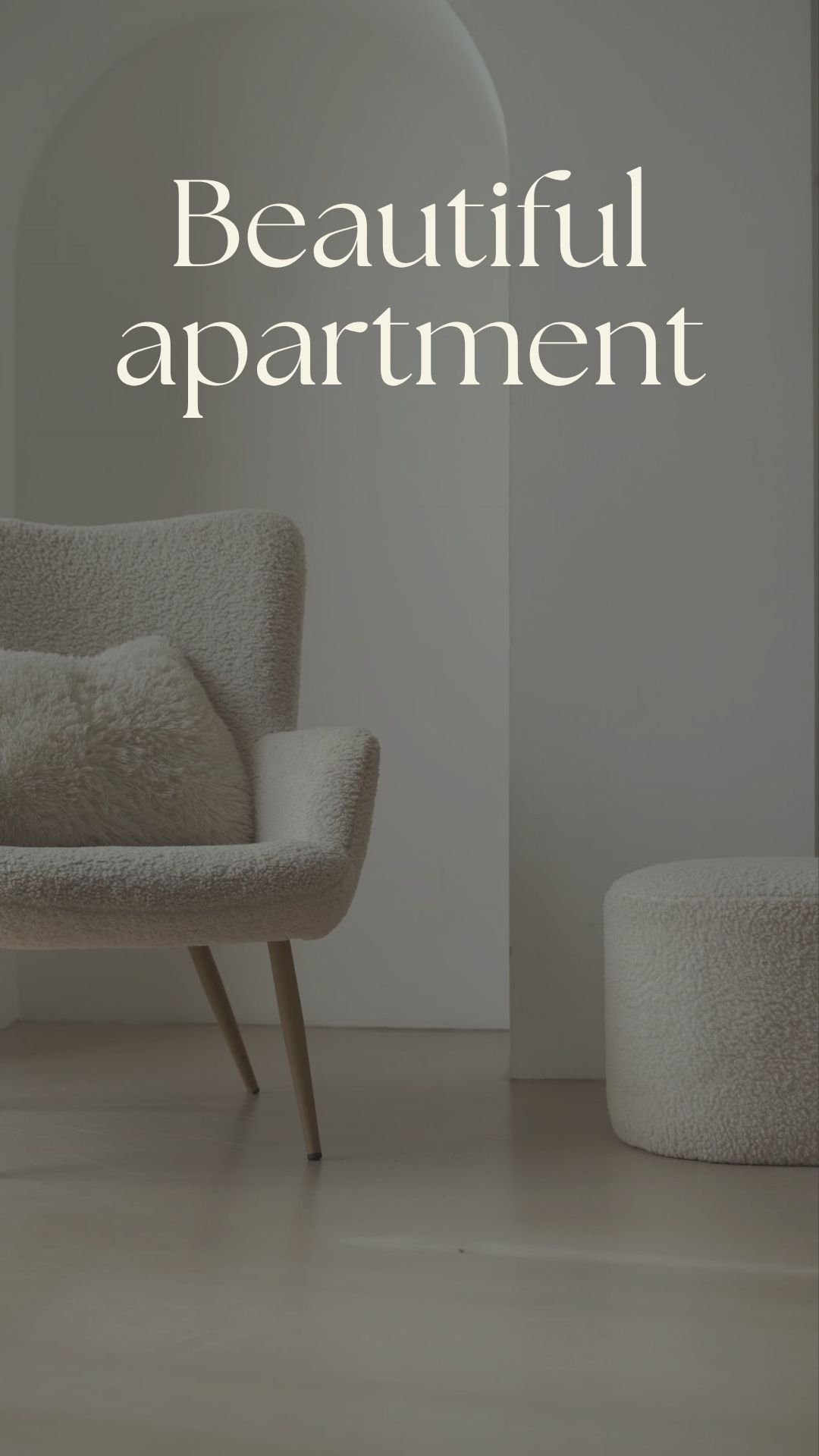 Brown & Cream Simple Classy Real Estate Business Instagram Reel Template