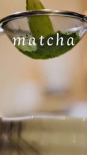 Green Modern Matcha Latte Video