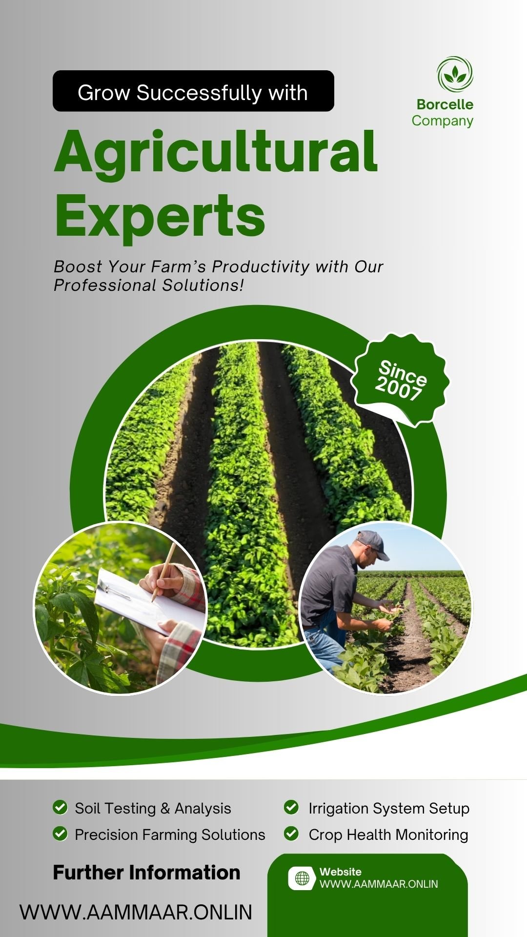 Green & Gray Modern Agriculture Services Mobile Video