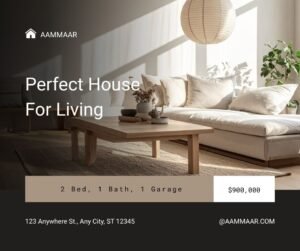 Neutral Modern Real Estate Facebook Post