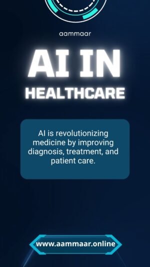 Blue And Black Futuristic AI Healthcare Instagram Reel